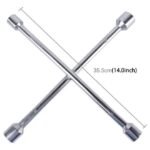 Llave Cruz 14 Pulgadas Universal Carro Camioneta 17-19-21-23 - Imagen 2