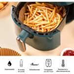Papel Air Fryer 100 Pza 20cm Desechable Antiadherente Aire - Imagen 3