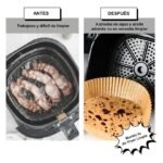 Papel Air Fryer 100 Pza 20cm Desechable Antiadherente Aire - Imagen 4