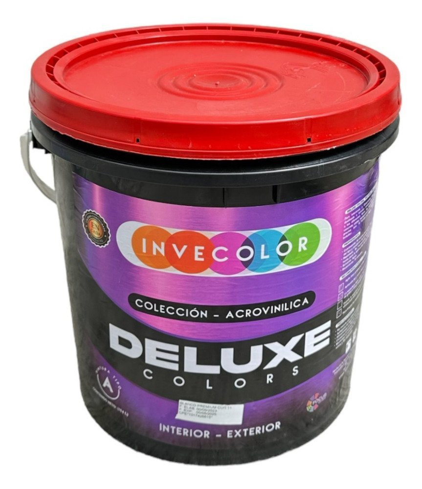 PINZ007-01.jpg Pintura Mate Lavable Cuñete 4g Clase A Varios Colores Ccs - Imagen 1