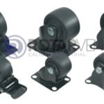 Rueda Giratoria Freno 3pLG Industrial Mueble Acero 250kg - Imagen 3