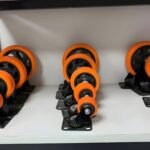 Rueda Giratoria Con Freno Mueble 5pLG Nylon Base Metálica - Imagen 2