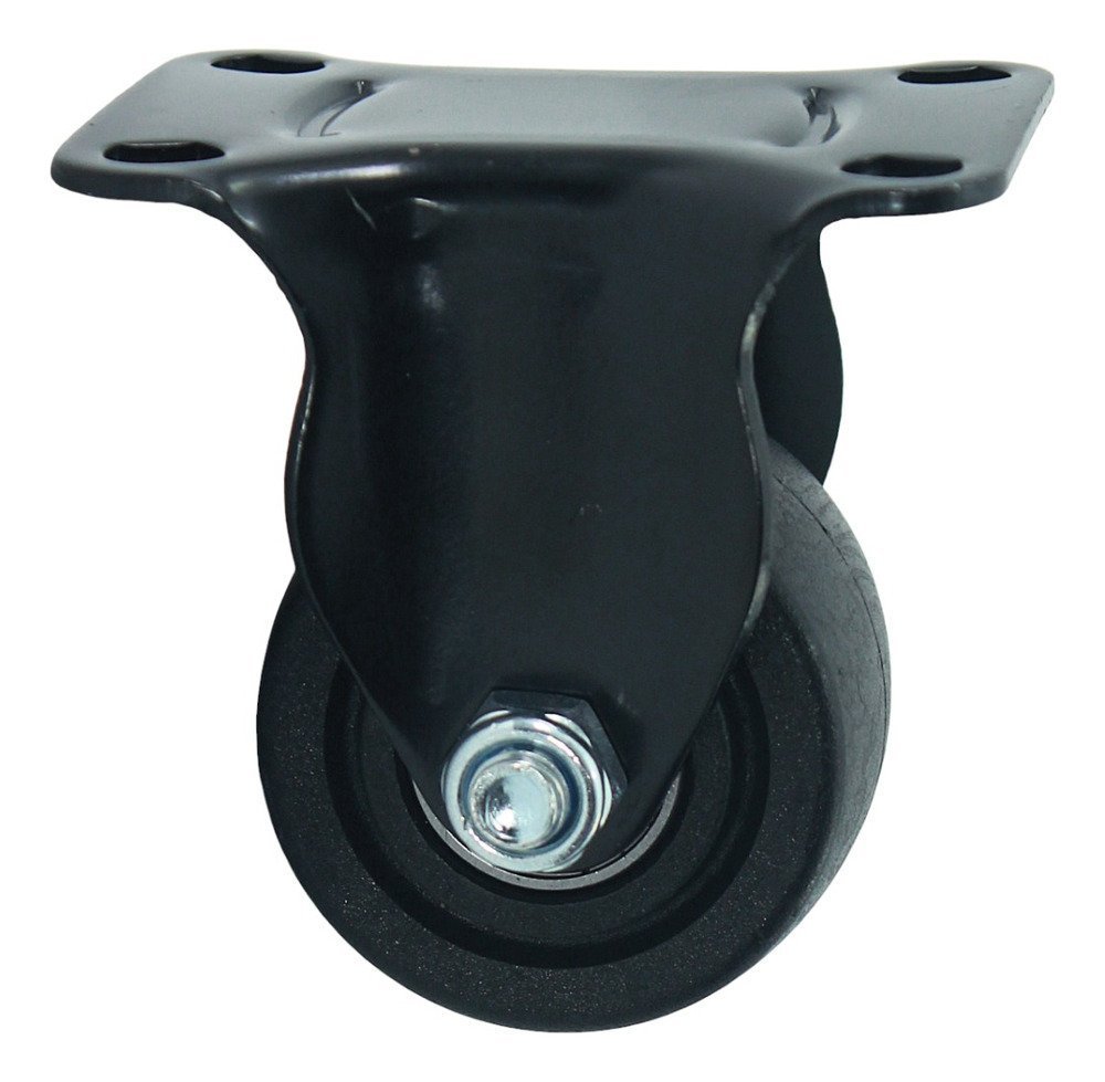 ROTFJ2PP-01.jpg Rueda Fija 2pLG Industrial Mueble Base Acero 80kg - Imagen 1