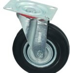 Rueda Continental Industrial Giratoria 5 Pulgadas Con Base