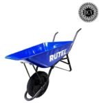 Carretilla Construcción Ruedas Macizas 85 Litros