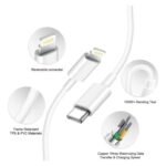 Cargador 20W Iphone Lighting 1MT - Imagen 2