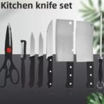 Juego de Cocina Cuchillo Tijera 8 Piezas - Imagen 3