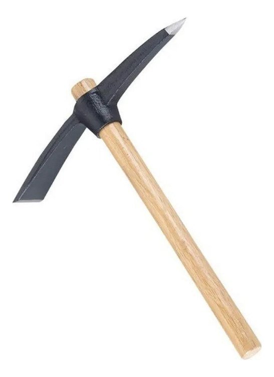 PIQZ001F-01.jpg Piqueta Punta y Pala 475G Mango Madera - Imagen 1