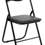 Silla Metálica Plegable Color Negro