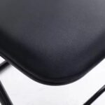 Silla Metálica Plegable Color Negro - Imagen 4