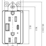 Toma USB Doble Corriente Plástico - Imagen 2